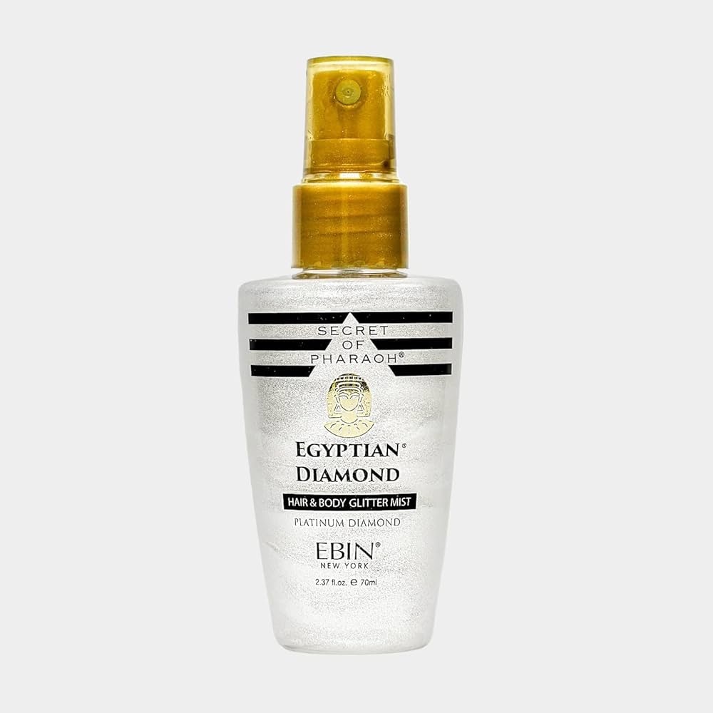 Ebin Hair & Body glitter mist Platinum Diamond New
